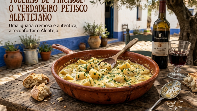 Túberas de Fricassé: O verdadeiro petisco  Alentejo