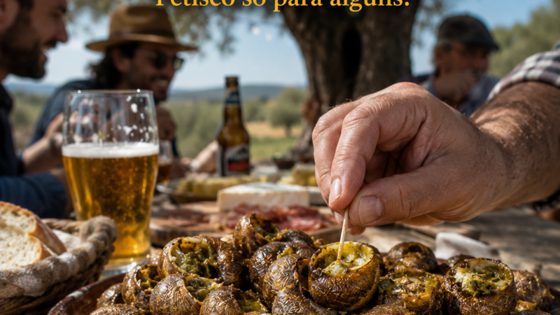 Receita de Caracoletas com Molho de Manteiga, Alho e Mostarda