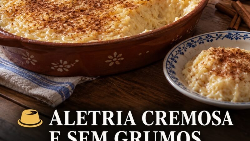 Aletria cremosa e sem grumos. O erro que a estraga no fim