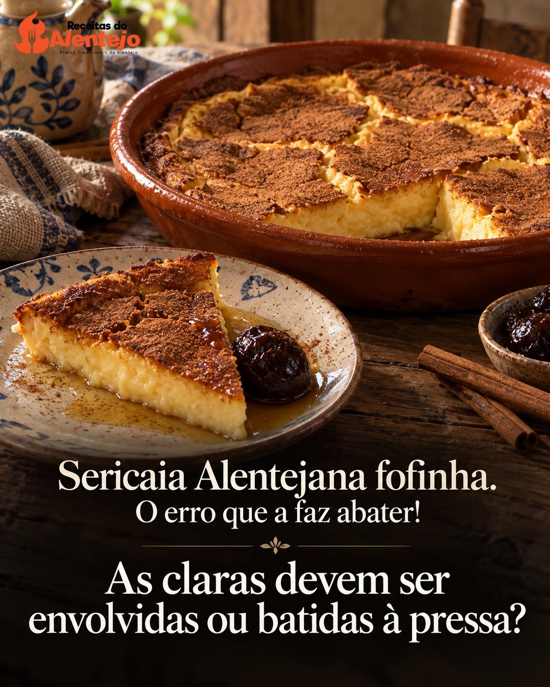 Sericaia Alentejana fofinha. O erro que a faz abater