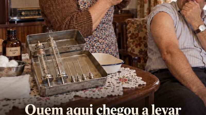 AS SERINGAS DE VIDRO E METAL — HAVERÁ AINDA QUEM SE LEMBRE DELAS?