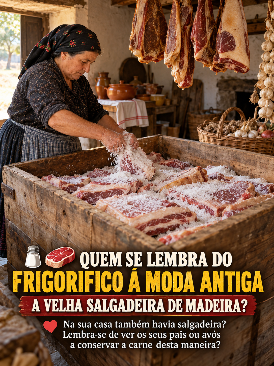 QUEM SE LEMBRA DA VELHA SALGADEIRA DE MADEIRA?