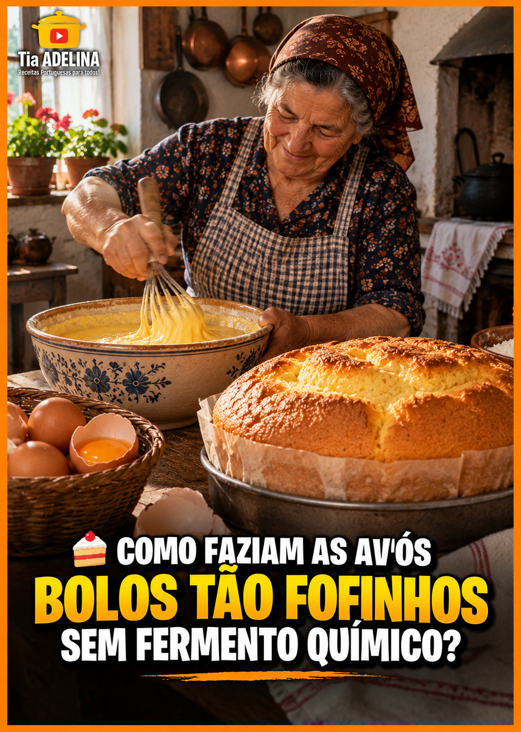 COMO FAZIAM AS NOSSAS AVÓS BOLOS TÃO FOFINHOS SEM FERMENTO QUÍMICO?