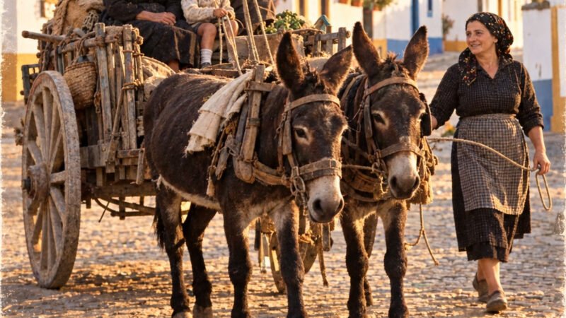 QUEM SE LEMBRA DE VER AS FAMÍLIAS ALENTEJANAS VIAJAREM ASSIM?