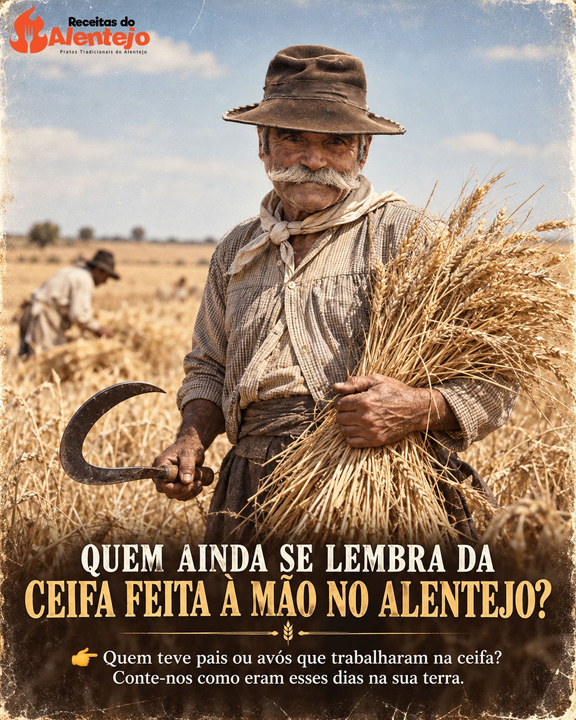 QUEM SE LEMBRA DA CEIFA FEITA À MÃO NO ALENTEJO?